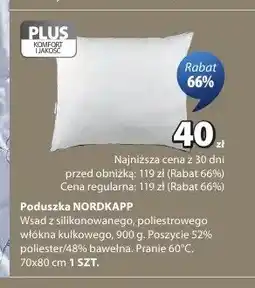 JYSK Poduszka Nordkapp 70x80 cm oferta
