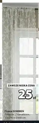 JYSK Firana Sommen oferta