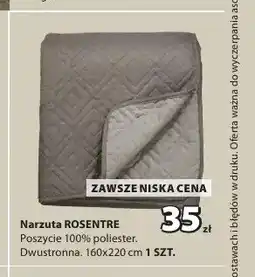 JYSK Narzuta ROSENTRE 160x220 cm oferta