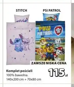 JYSK Komplet pościeli PSI PATROL oferta
