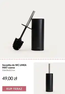 Homla Szczotka do WC LINEA MAT czarna oferta