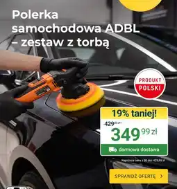 ERLI Polerka samochodowa ADBL zestaw z torbą oferta