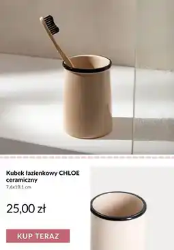 Homla Kubek łazienkowy CHLOE ceramiczny oferta