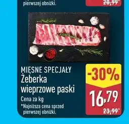 ALDI Żeberka wieprzowe paski oferta