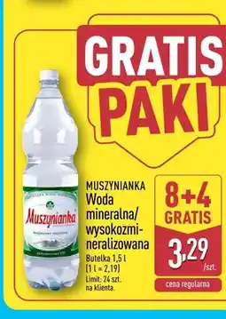 ALDI Woda mineralna wysokozmineralizowana Muszynianka oferta
