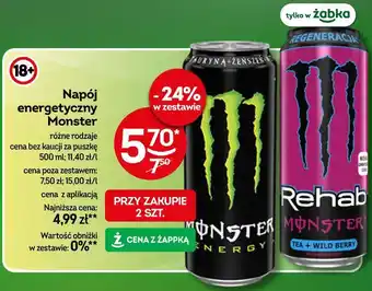 Żabka Napój energetyczny Monster oferta