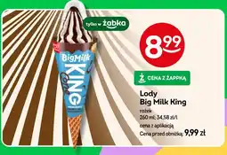 Żabka Lody Big Milk King oferta