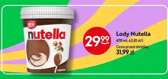 Żabka Lody Nutella oferta