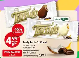 Żabka Lody Tartufo Koral coconut, choco oferta
