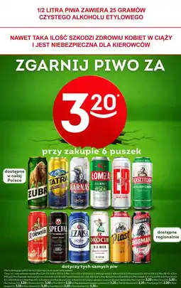 Żabka Piwo regionalne Kasztelan / Bosman oferta