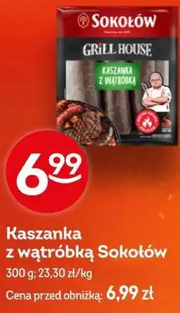 Żabka Kaszanka z wątróbką Sokołów oferta
