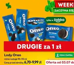Żabka Lody Oreo oferta