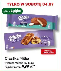 Żabka Ciastka Milka wybrane rodzaje oferta