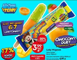 Żabka Lody Wojanek oferta