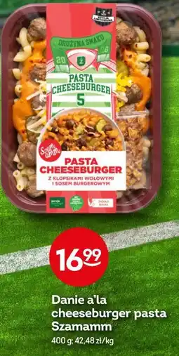 Żabka Danie a'la cheeseburger pasta Szamamm oferta