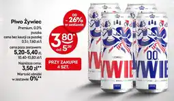 Żabka Piwo Żywiec Premium, 0.0% oferta