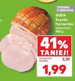 Kaufland DUDA Szynka farmerska wieprzowa 100 g oferta