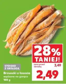 Kaufland Brzuszki z łososia wędzone na gorąco 100 g oferta
