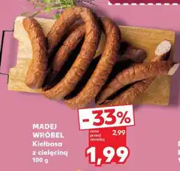 Kaufland MADEJ WRÓBEL Kiełbasa z cielęciną 100 g oferta