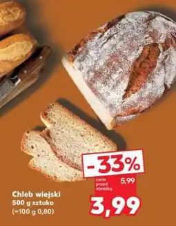 Kaufland Chleb wiejski 500 g sztuka oferta