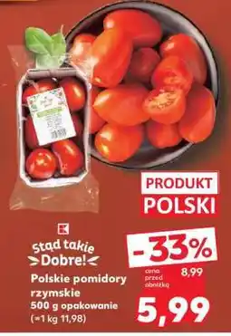 Kaufland Polskie pomidory rzymskie oferta