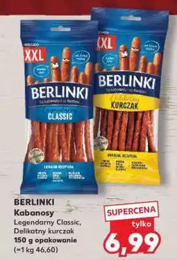 Kaufland BERLINKI Kabanosy oferta