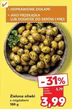 Kaufland Zielone oliwki z migdałami 100 g oferta