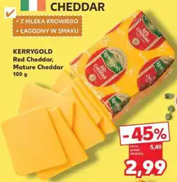 Kaufland KERRYGOLD Red Cheddar, Mature Cheddar 100 g oferta