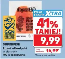 Kaufland SUPERFISH Łosoś atlantycki w plastrach 100 g opakowanie oferta