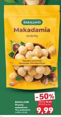 Kaufland BAKALLAND Orzechy makadamia 75 g opakowanie oferta