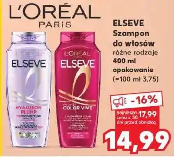 Kaufland ELSEVE Szampon do włosów oferta