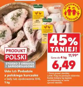 Kaufland Udo lub Podudzie z polskiego kurczaka oferta