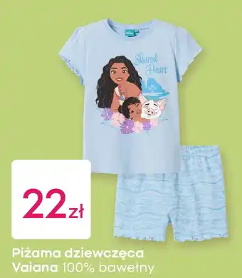 Piżama dziewczęca Vaiana 100% bawełny