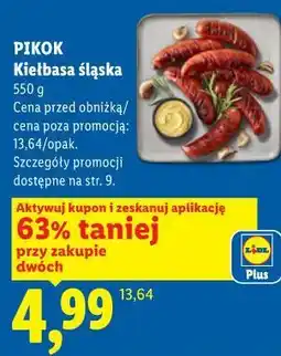Lidl PIKOK Kiełbasa śląska oferta