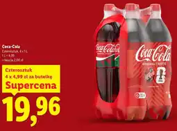 Lidl Coca-Cola Czterosztuk oferta