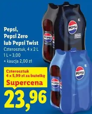 Lidl Pepsi, Pepsi Zero lub Pepsi Twist oferta