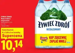 Lidl Żywiec Zdrój Woda źródlana niegazowana oferta
