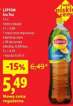 Lidl Lipton Ice Tea oferta