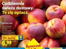 Lidl Nektarynki, luzem oferta