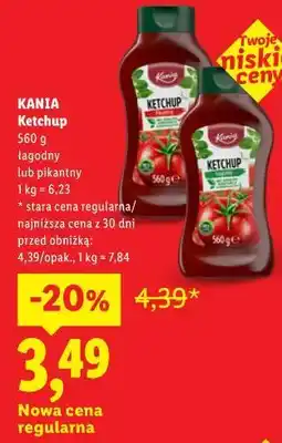 Lidl KANIA Ketchup oferta