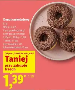 Lidl Donut czekoladowy oferta