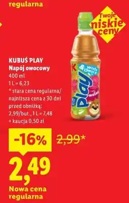 Lidl Kubuś Play Napój owocowy oferta