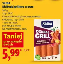 Lidl SKIBA Kiełbaski grillowe z serem oferta