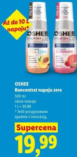 Lidl OSHEE Koncentrat napoju zero oferta