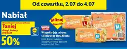 Lidl Wszystkie jaja z chowu ściółkowego Złota Nioska oferta