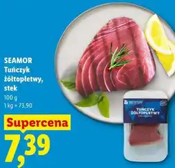 Lidl SEAMOR Tuńczyk żółtopłetwy, stek oferta