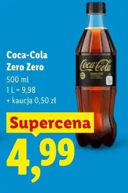 Lidl Coca-Cola Zero Zero oferta