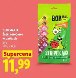 Lidl BOB SNAIL Żelki owocowe w paskach oferta