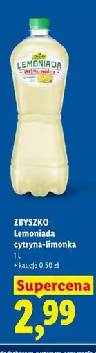 Lidl Zbyszko Lemoniada cytryna-limonka oferta