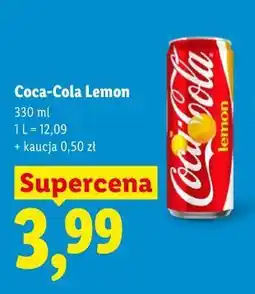 Lidl Coca-Cola Lemon oferta